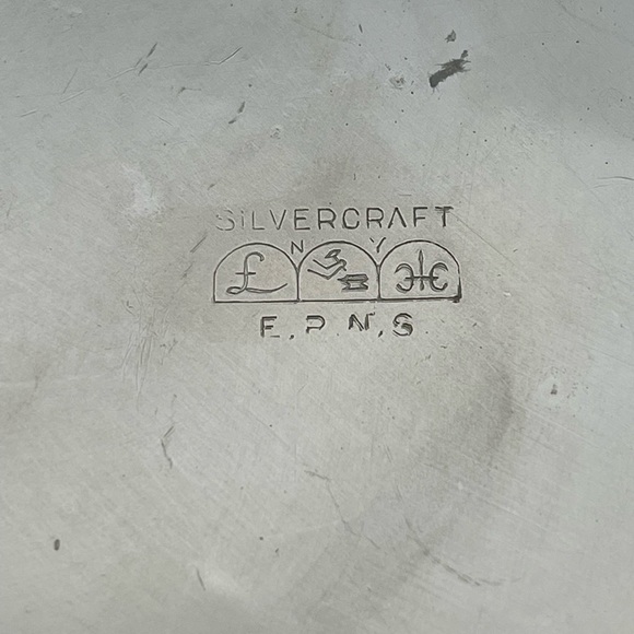 1920s KROME KRAFT FARBER BROS NYC Octagon Serving Por Dish with Lid SILVERCRAFT - Picture 8 of 14